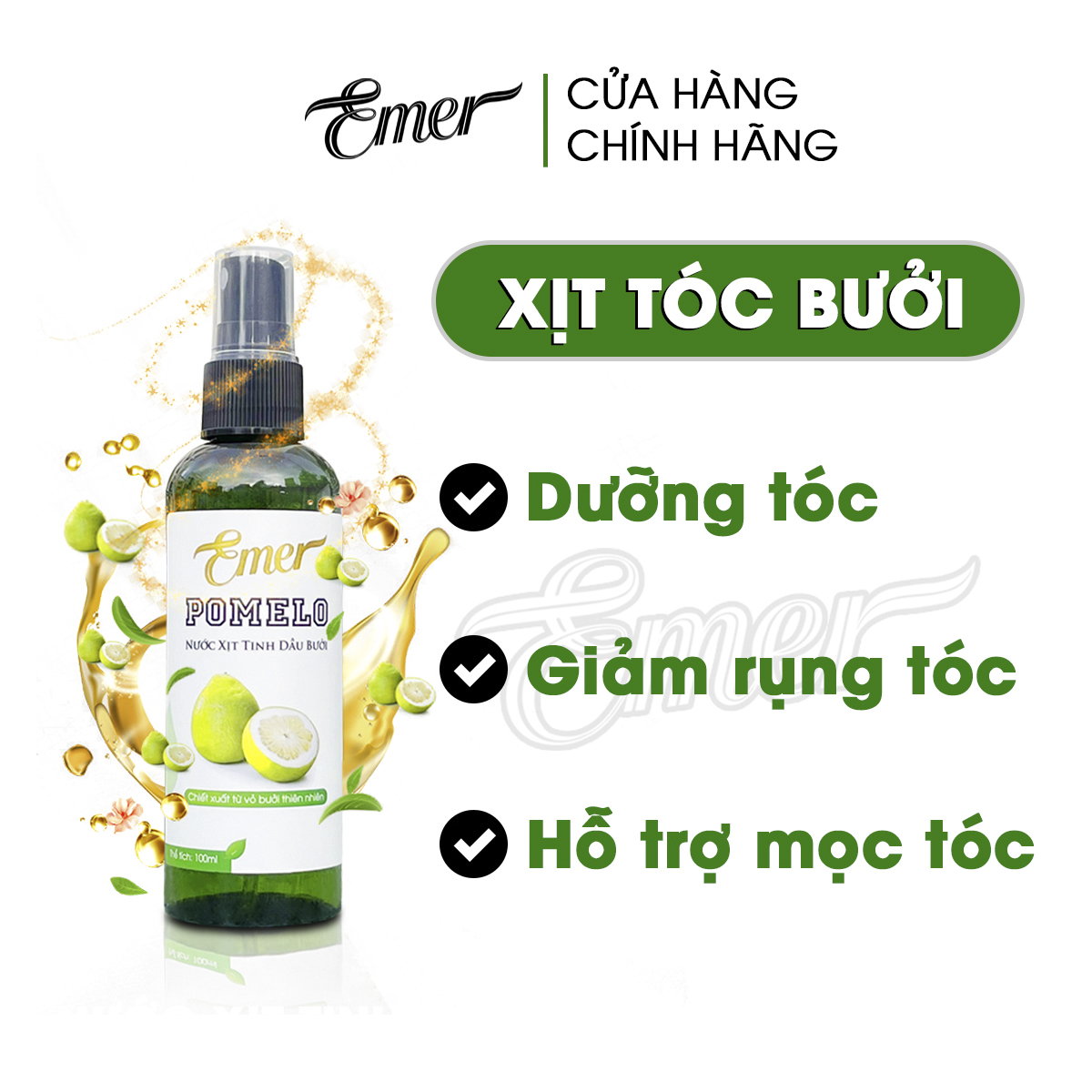 Xịt tóc bưởi Emer