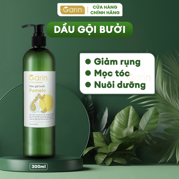 Dầu gội bưởi kích mọc tóc Pomelo Emer 300ml làm sạch tóc và da đầu, giảm rụng tóc hiệu quả
