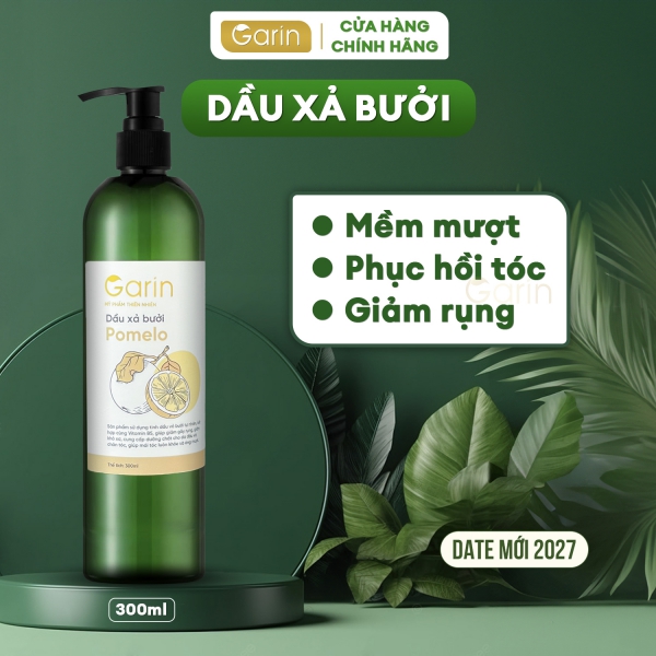 Dầu xả bưởi Pomelo Emer 300ml cho mái tóc chắc khỏe và suôn mượt tự nhiên